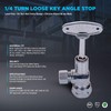 MIDLINE VALVE 91112QS-OM Water Supply Stop Valve with Quarter Turn