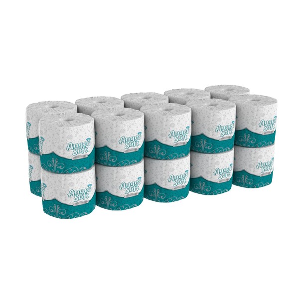 Angel Soft Ultra Professional Series 2-Ply Embossed Toilet Paper by GP PRO 1632014 400 Sheets Per Roll 20 Rolls Per Convenience Case
