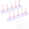 2 Set Nail Holder for Painting Nails, Acrylic Magnetic Base