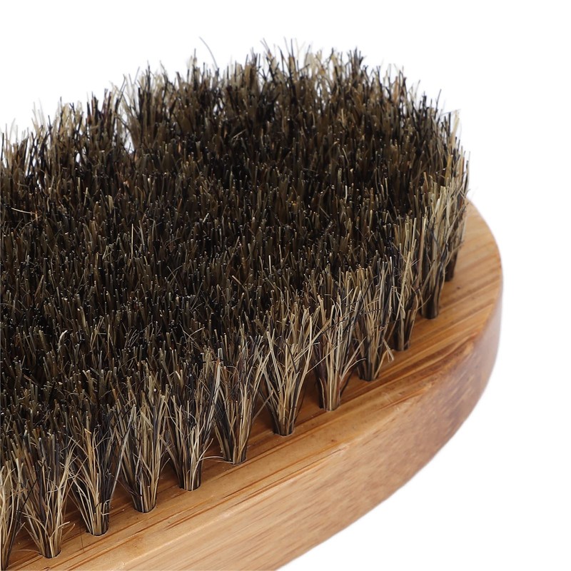 Beard Brush, Beard Beauty Brush, Portable Bamboo Massage, Small for
