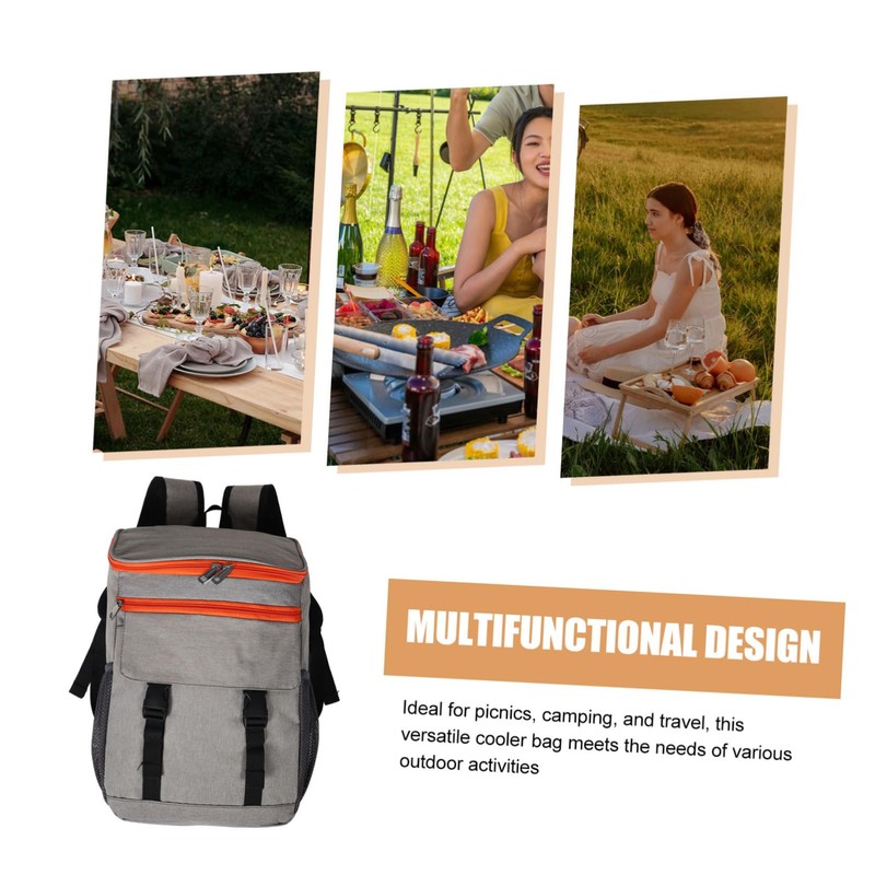 KOMBIUDA Portable Insulated Lunch Box Large Cooler Backpack Ice Pack