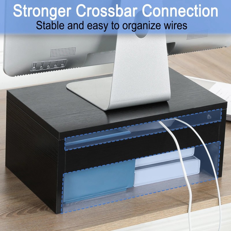 TEAMIX Higher Monitor Stand Riser for Desk Small Monitor Stand