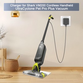 13.3V for Vacmop Charger Compatible with Shark VACMOP VM200 VC200 VM200C UM200 UM205 VC205 for Shark CH951 CH950 CH950C Series 10.8V Li-ion Battery Pro Cordless Hard Floor Vacuum Mop Power Supply