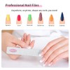 Lima de uñas, 20 unidades, profesional, reutilizable, grano 100/180, de
