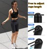 Cordless/corded jump rope with counter, adjustable digital count and rope