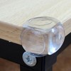Transparent Round Corner Protector 1pc Furniture Corner Safety Guard Small 5ea