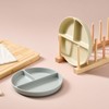 Imagination Junction Unbreakable Divided Plates for Kids Adults 7 Inch