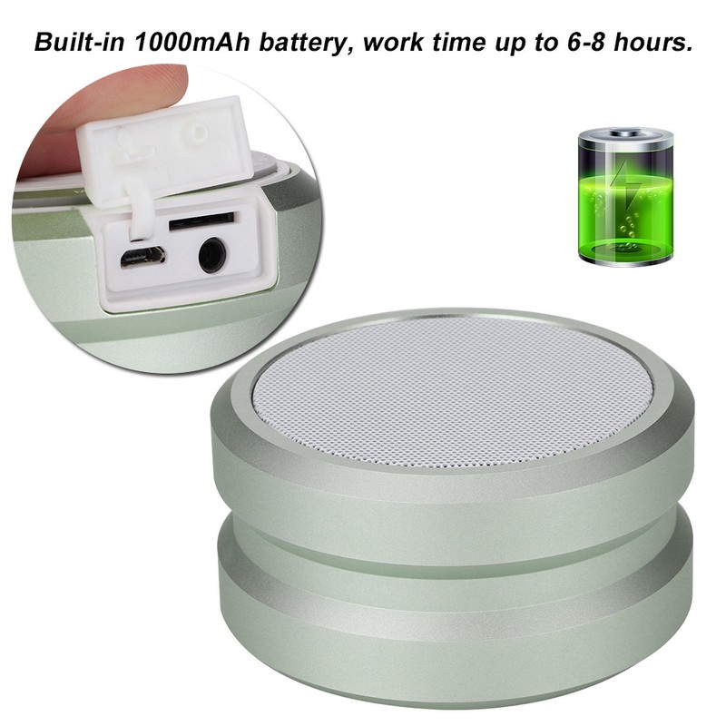 JKR-5 Bluetooth 4.2 IPX7 Waterproof Round Wireless Speaker FM Radio