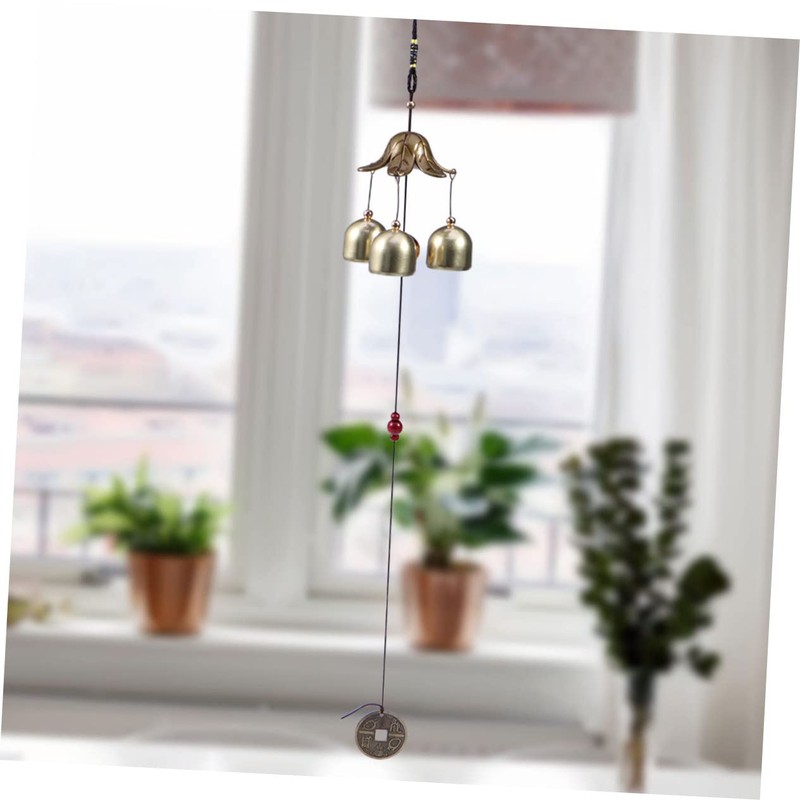 BESPORTBLE 2pcs Smooth Sailing Boat Metal Wind Chime Craft Bells