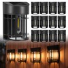 DOESLAG Solar Fence Lights, 12 Pack Waterproof Solar Lights Outdoor,