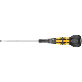 Wera 1834 1,0 x 6,0 x 150 mm Black/Yellow Ball Grip Flathead Screwdriver 05343801001