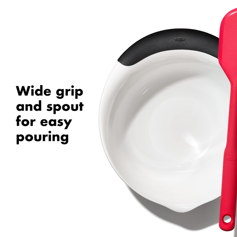 OXO Good Grips 3- Piece Plastic Mixing Bowl Set, 2500