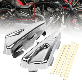 Unbranded Chrome Left Right Side Frame Tank Covers For Harley V-Rod VRSCAW VRSCF Night Rod