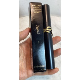YVES SAINT LAUREN YSL Lash Clash Extreme Volume Mascara #2 Brown 0.27Oz 8ml New