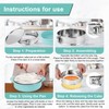 Spmarkt 10-inch Stainless Steel Springform Pan with Silicone Protector, Removable