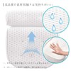AIRMFJI Bath Pillow, Bath Pillow, 4D Breathable Mesh, Soft, Suction