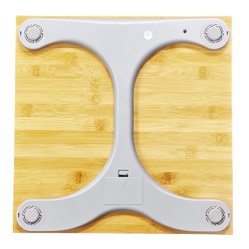 American Weigh Scales LCD Bamboo Digital LCD Display Scale Back-lit