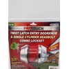 ProTouch Twist Latch Entry Doorknob& Single Cylinder Deadbolt Combo Lockset.