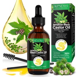 Aceite De Ricino Negro Jamaicano Para El Crecimiento Del Cabello, Aceite De Ricino Natural Prensado En Frío Multiusos Orgánico Para Cabello Y Piel,...