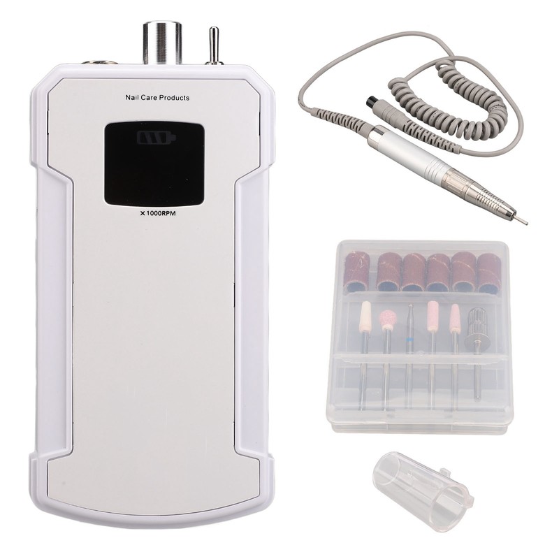 Nail Grinding Machine 35000RPM Electric LCD Low Noise Nail File