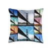 Golden Gate Bridge Digital Artwork Photo Collage Throw Pillow