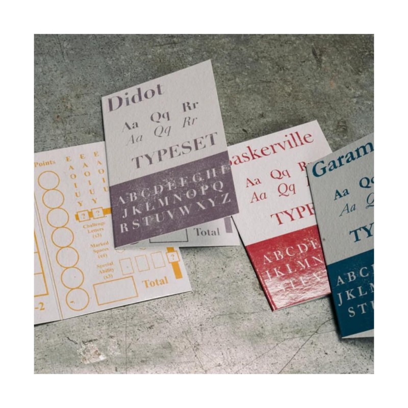 DVC Games: TYPESET The Board Game