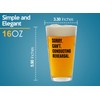 Director Sarcasm Pint Glass 16oz -Conducting Rehursal - Funny Music