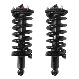 Detroit Axle - 4WD 171358 Front Struts Coil Spring Assembly Replacement For Infiniti Qx56 Nissan Pathfinder Armada Titan - 2pc Set