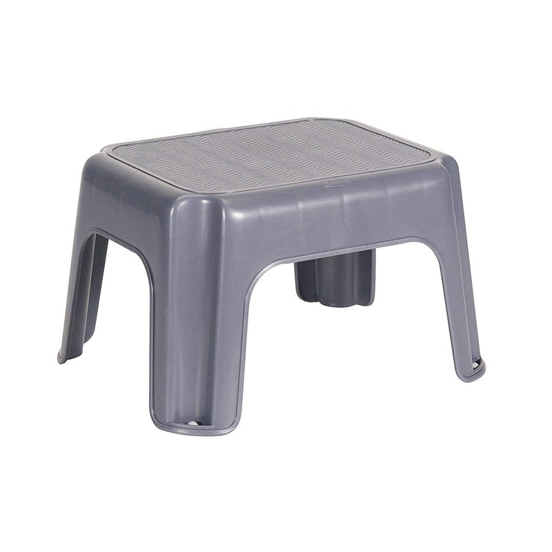 Rubbermaid Durable Plastic Roughneck Household Small Sturdy Step Stool with