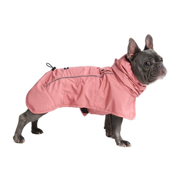 Spark Paws Dog Raincoat, Waterproof Windproof Rain Jacket, For Small