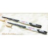 Hand Carved Ebony Chopsticks (1 Pair; Large Size: 9.3 inches