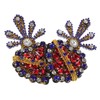 Gadpiparty 2pcs Clothes Applique: Decorative Rhinestone Beaded Patches for Sewing