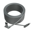Rectangular Satellite Replacement Cable Waterproof Satellite Extension Cable Grey with