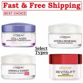 L'Oreal Paris Collagen Moisture Filler Day Night Cream, 1.7 oz.Choose Types - Revitalift Sunscreen Cream