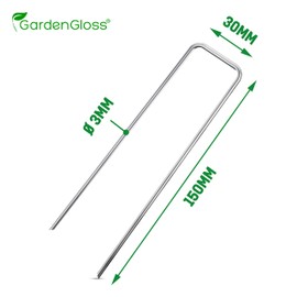 GardenGloss Premium Anti Rust Hardened Steel Ground Anchor