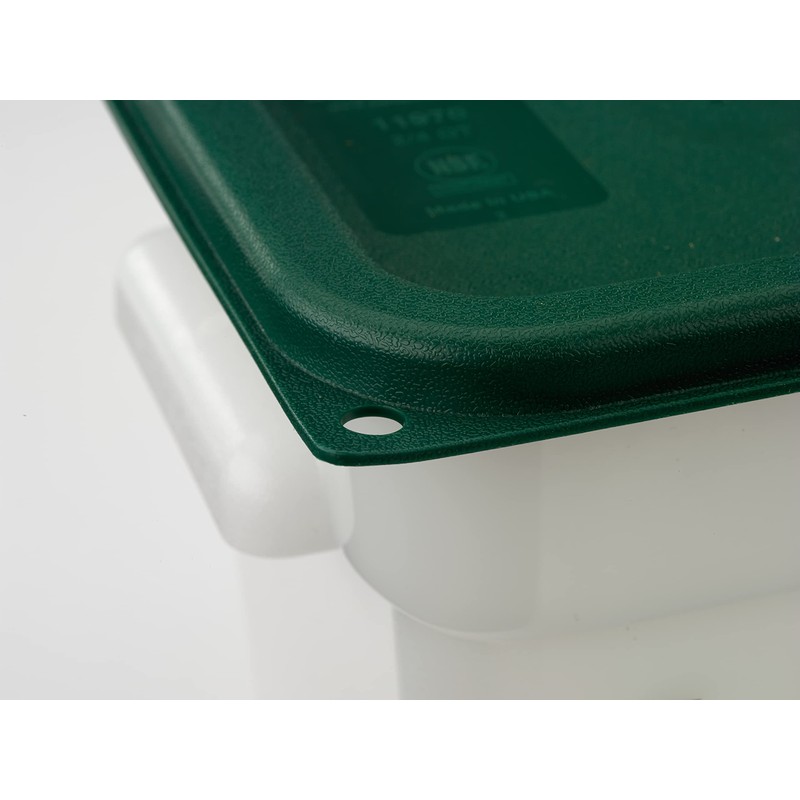 Carlisle FoodService Products Squares Square Food Storage Container with Stackable