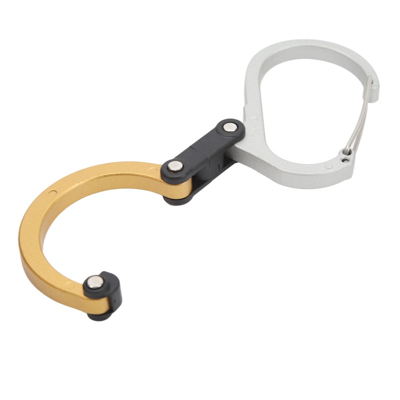 Carabiner Clip Outdoor Tactic Clasp Multifunctional Aluminium Alloy M Size