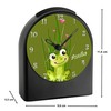 CreaDesign, WU-50-1060, Frosch, analog Kinderwecker schwarz, Funkwecker ohne Ticken, mit