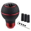 Padaodao 5 Speed Gear Shifter Handle Leather Shift Knob Round