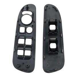 Mtsooning Door Window Switch Panel Bezel,Driver & Passenger Side Replacement for 2002-2008 Dodge Ram 1500 2500 3500 Quad Cab,Replaces# 5HZ71WL5AE 5HZ72ZJ8AC Window Switch Door Panel Cover