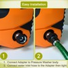 Evangenial 2-Pack Electric Pressure Washer Coupler, 3/4" Garden Hose Adapter