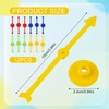 12pcs Arrow Game Spinners, 3.94in 4 Colors Plastic Spinners for