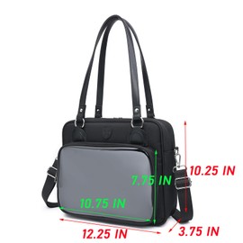 Oxford Ita Bag Crossbody Shoulder Bag Satchel Messenger Backpack Multi-Purpose Pins Display