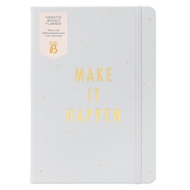 Busy B Undated Weekly Planner with Space for Notes, To Dos and Priorities - Cloud