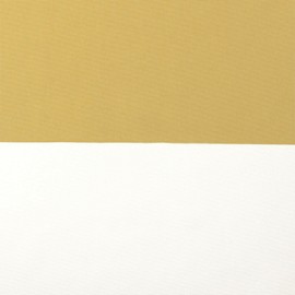 Exclusive Home Cabana Stripe Indoor/Outdoor Light Filtering Grommet Top Curtain Panel, 54"x84", Sundress Yellow, Set of 2