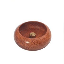 Incense Holder, Wooden Incense Burner, Wide Incense Holder for Sticker, Handmade Wood Tray for Home Décor, Meditation, Yoga (Crutches)