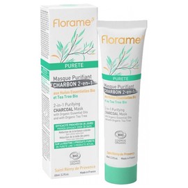 Florame Pureté 2-in-1 Purifying Charcoal Mask Organic 65ml