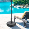 iPower 50lbs Outdoor Fillable Umbrella Base Capacity Heavy Duty Umbrella