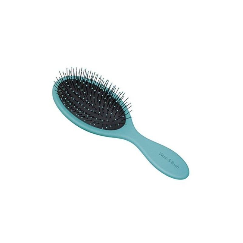 Clauss Wet & Brush Haarbürste, Mit Soft Touch-Griff, Grün/Schwarz