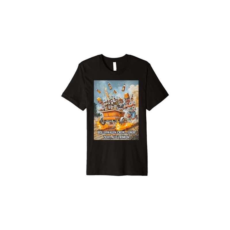 Handcart Crew One Pulls All Drinking Premium T-Shirt